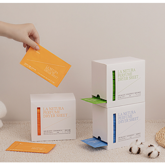 네츄럴오가닉 퍼퓸샤워 드라이시트 메쉬홀 먼지흡착 고농축 섬유유연제 건조기시트 포장 50매 3박스, 50 20,900원