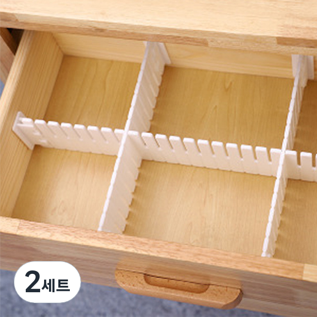디포앤 재단형 서랍 칸막이 속옷 수납 정리 서랍장 정리함 높이 9cm 대형시트 2개입 14,230원