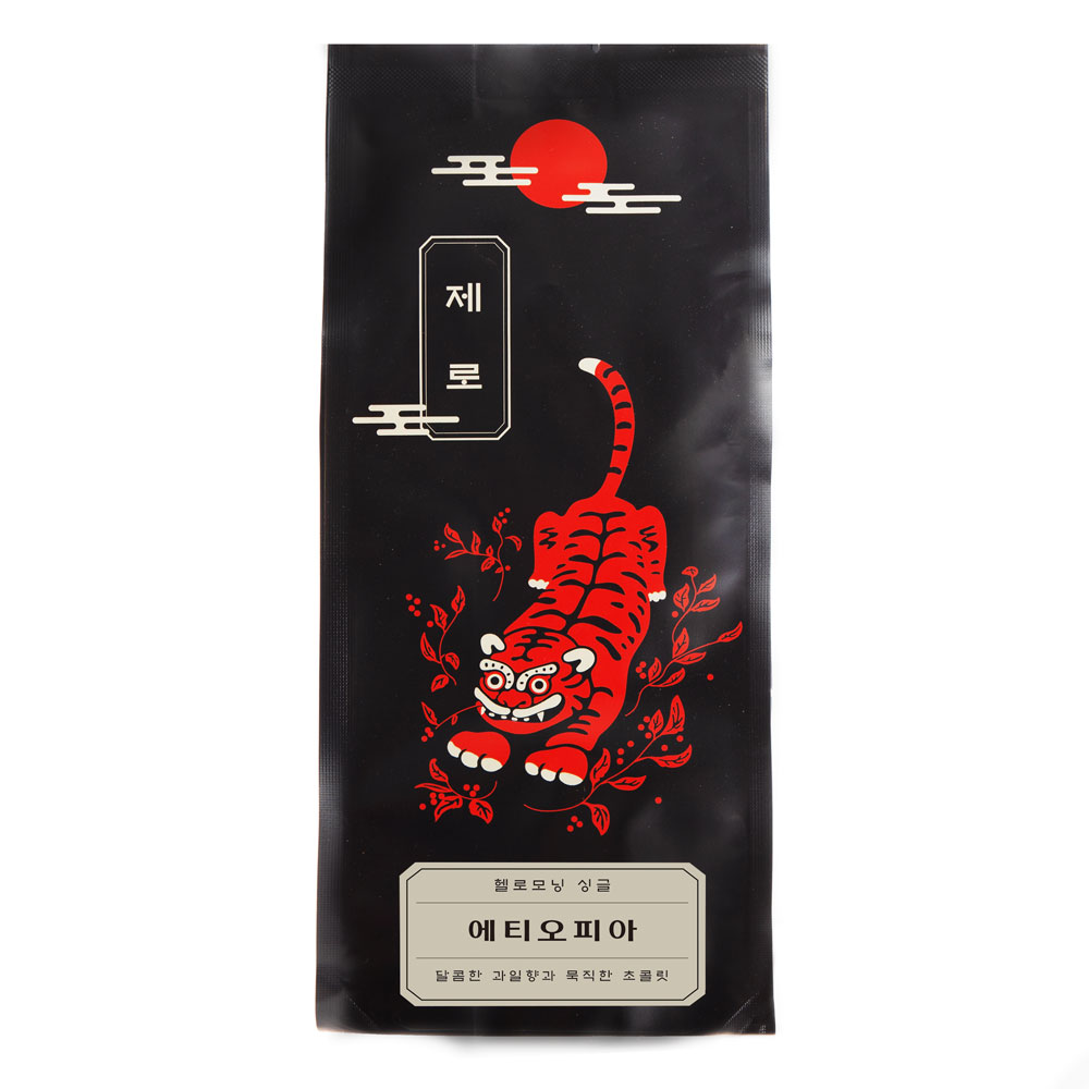 헬로모닝 제로 에티오피아 커피원두, 홀빈(분쇄안함), 500g, 1개 19,610원