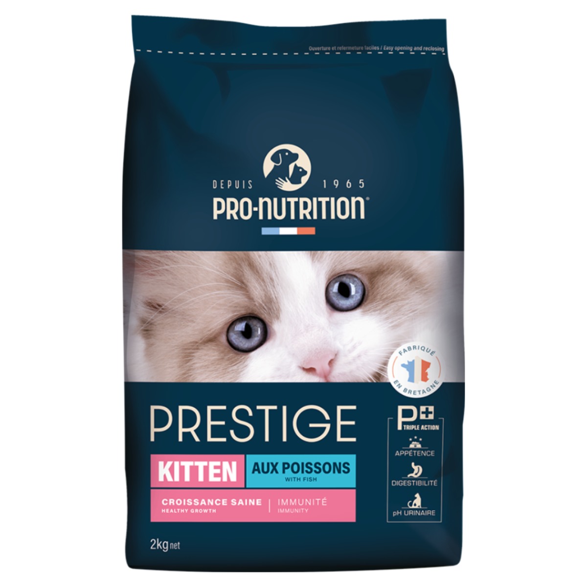 프레스티지 캣 키튼 어린 성장기 소화잘되는 고양이 사료, 닭, 1개, 2kg 32,000원