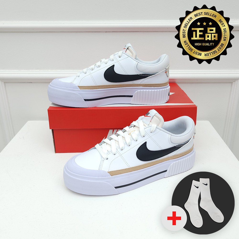 국내정품 나이키 코트 레거시 리프트 화이트 여성 신발 스니커즈 DM7590-100 78,890원