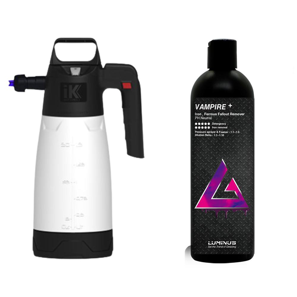 IK 산업용 압축분무기 폼프로2 폼 1.25L+루미너스 뱀파이어플러스 500ml 68,000원