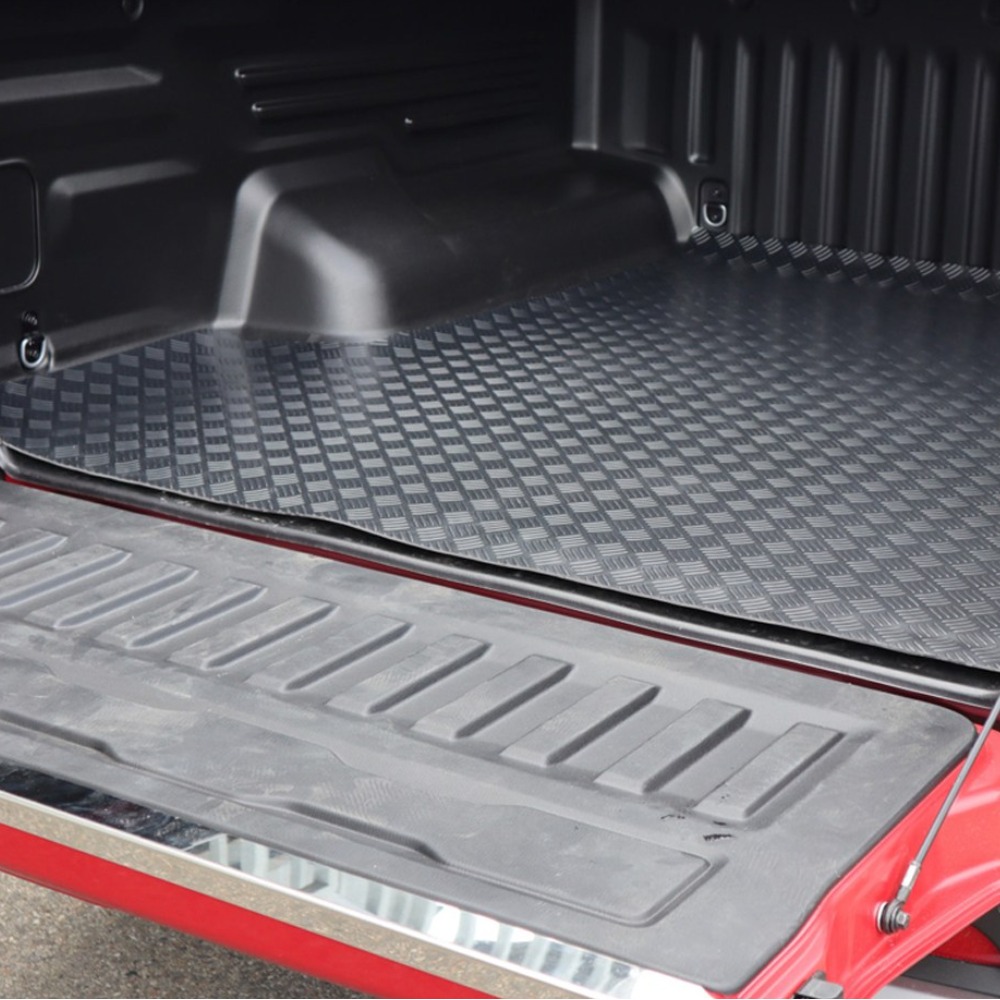 [매트랜드] T-고무 적재함매트_KGM 무쏘 Q300 스탠다드_롱데크 / TPR열가소성고무 / 강한내구성 / 바닥밀림 방지 / 방수코팅원단 / 고무냄새없음 / 확장전용패턴, 블랙BLACK, Q300_스탠다드 77,000원