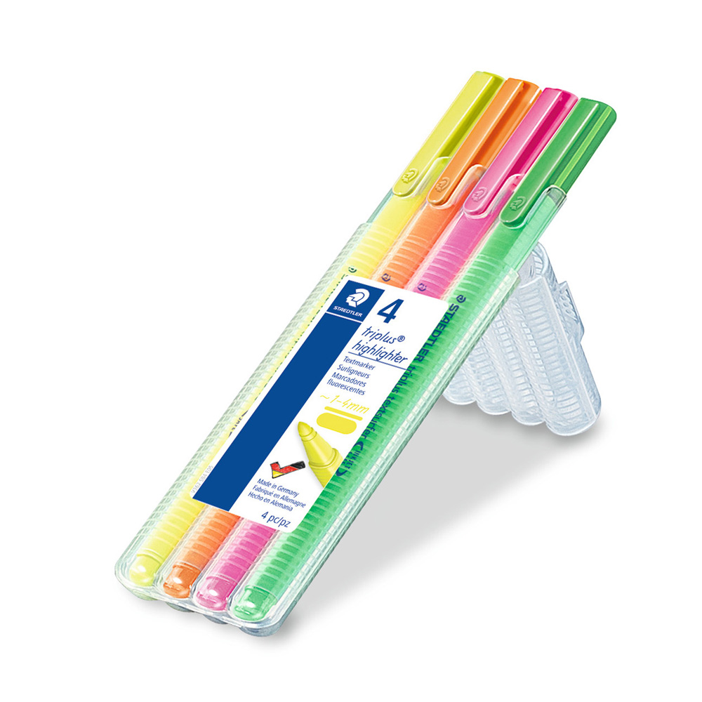 스테들러 트리플러스 형광펜 4본세트 362SB4, 형광펜 4본세트 362SB4, 1개 4,800원