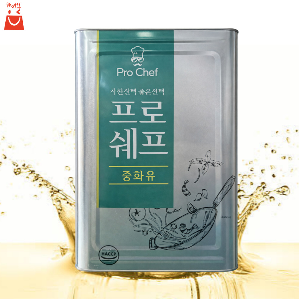 프로쉐프 중화유 라드유 국내산 돈지 팜유 혼합유 13kg 업소용 라드 55,900원