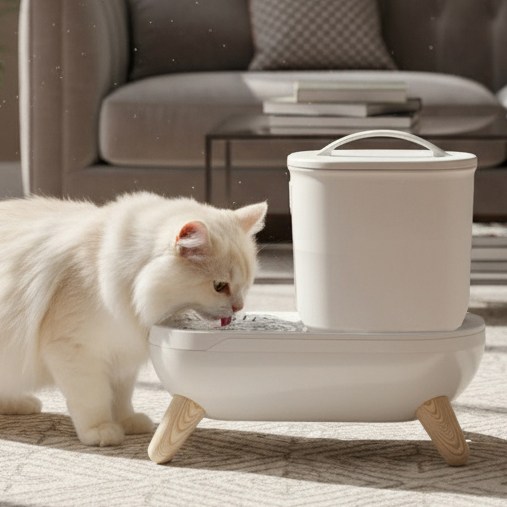 퓨어나인 셀프케어S9 화이트크림D15 거름망 1개포함 프리미엄 펫워터생성 자동급수기 고양이정수기 강아지급수기 74,040원