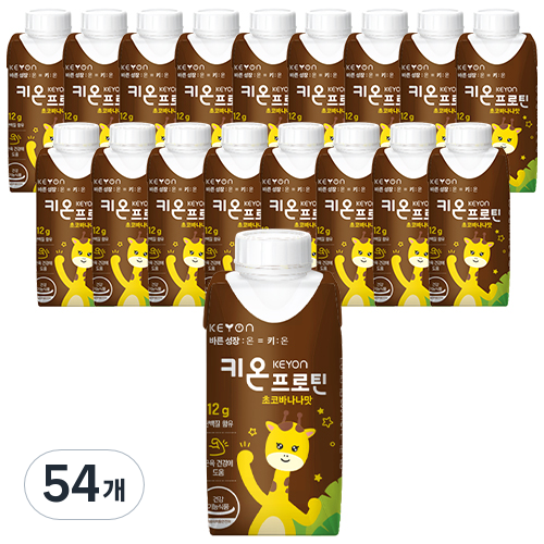키온 아동용 키온 프로틴 음료 초코바나나맛, 200ml, 54개 86,790원