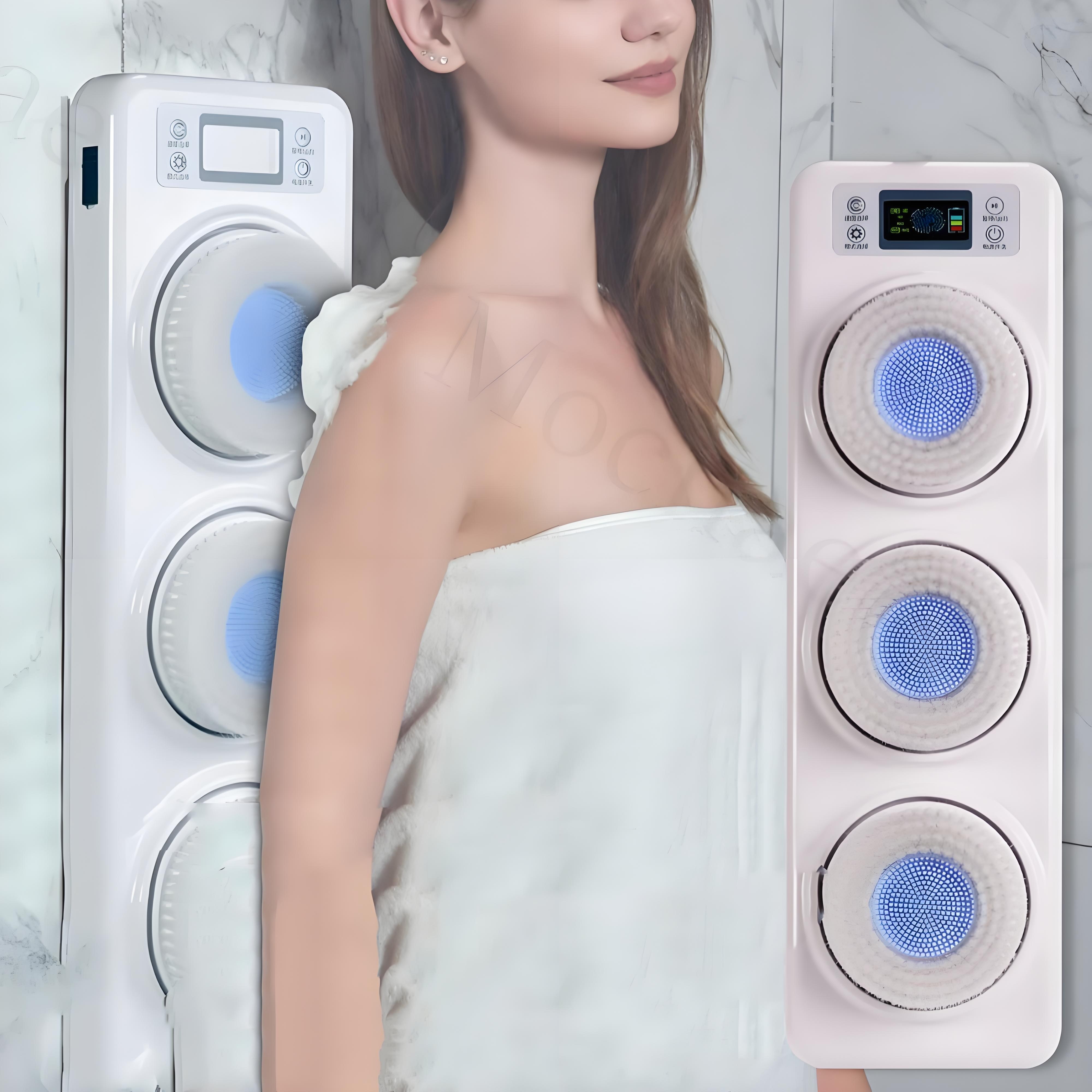 Mochae 자동 때밀이 브러쉬 전동 샤워 바디브러쉬 충전식 마사지 클렌징 등밀이 브러쉬 벽걸이 목욕솔 125,330원