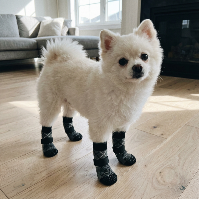 융풍 반려동물 신발  보온 애완동물 신발 양말 미끄럼 방지 강아지 양말  애완동물 발 보호대 11,920원