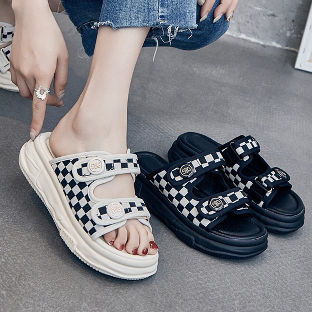 (당일발송) perugino plus 투벨크로 예쁜 편안한 슬리퍼 샌들 43,500원