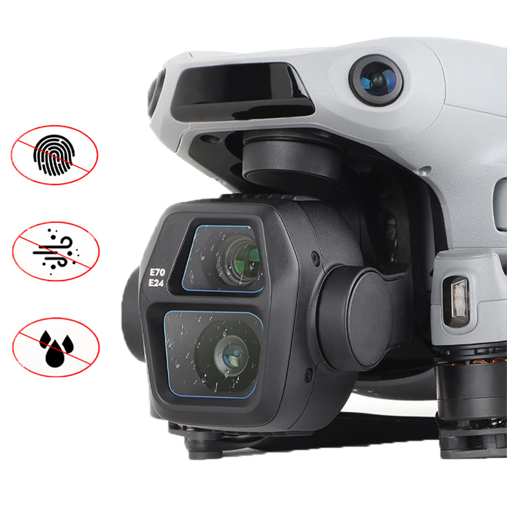 써니라이프 dji 에어3S 짐벌렌즈 9H 강화유리 액정보호필름 드론 악세사리, 2세트, 투명 10,900원