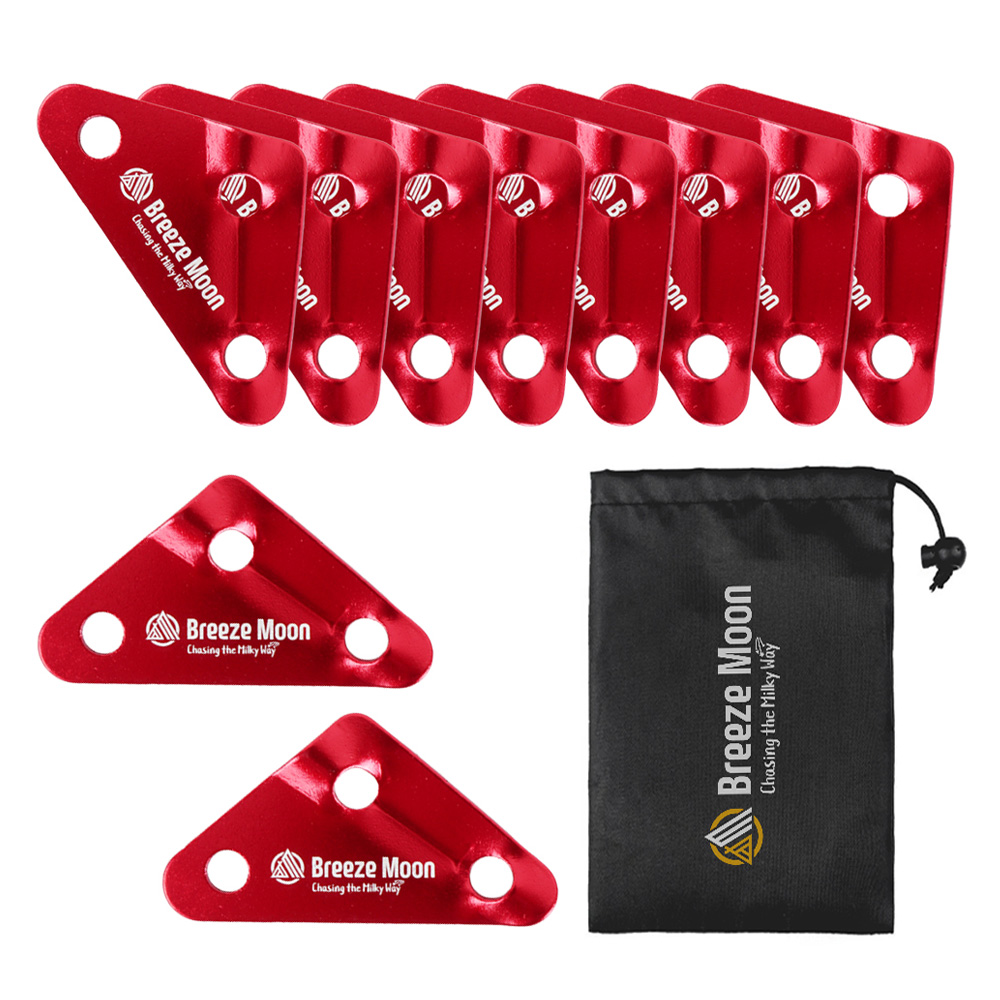 브리즈문 알로이 캠핑 삼각 스토퍼 대형 10p + 파우치 세트 4,230원