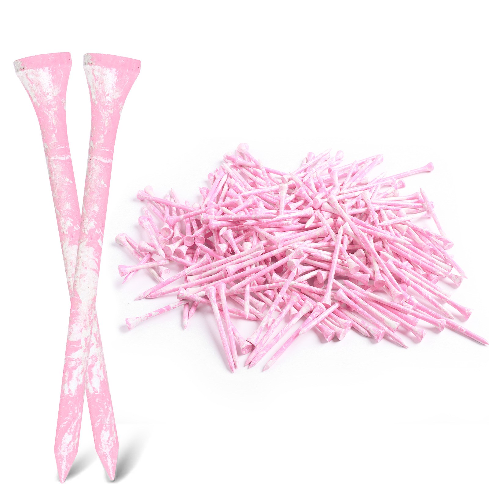 지칸디 대나무 눈금표시 골프티 우드티 나무티 티꽂이 100p, 100개, 핑크 11,900원