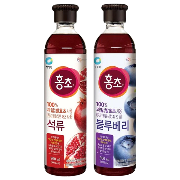 청정원 청정원홍초 석류900ml x1개 + 블루베리 900ml, 1세트, 900ml 11,220원