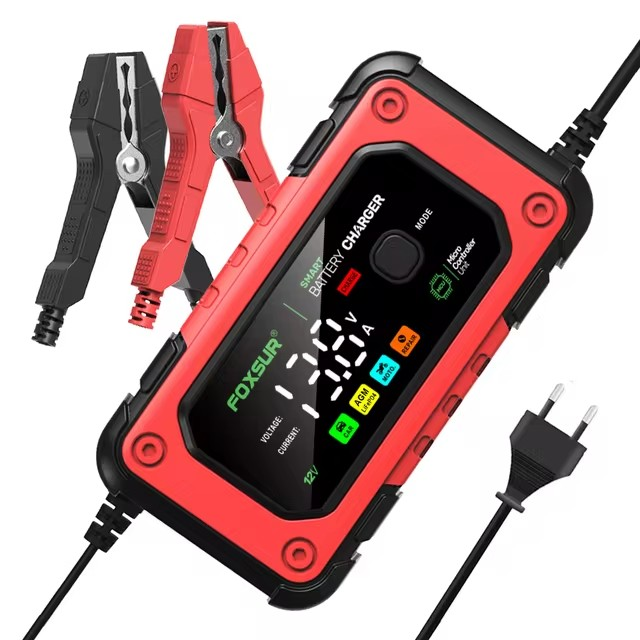 밸류킹 FOXSUR 퍽셔 오토바이 자동차 배터리충전기 대형 컬러 LCD 2024년형 최신 12V7A 23,900원
