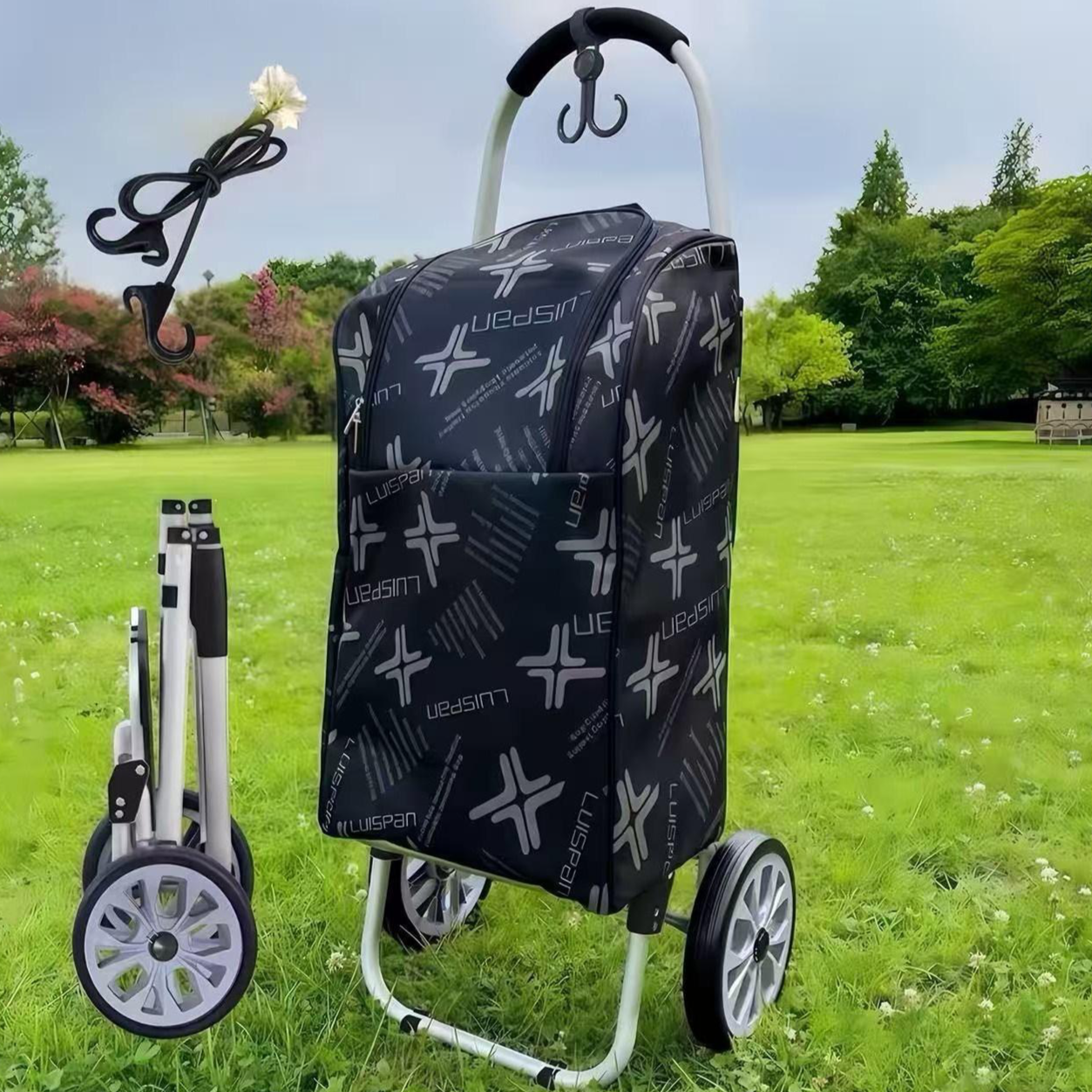 래빗마미 다목적 접이식 쇼핑카트 보온보냉기능 검정 색 39,800원