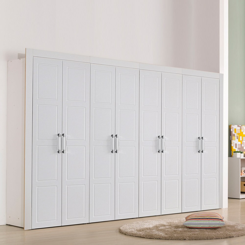 국내제작 직접배송 키높이 네모르 긴문형 3240mm 장롱 옷장 드레스룸 신혼가구 안방가구, 화이트 439,900원