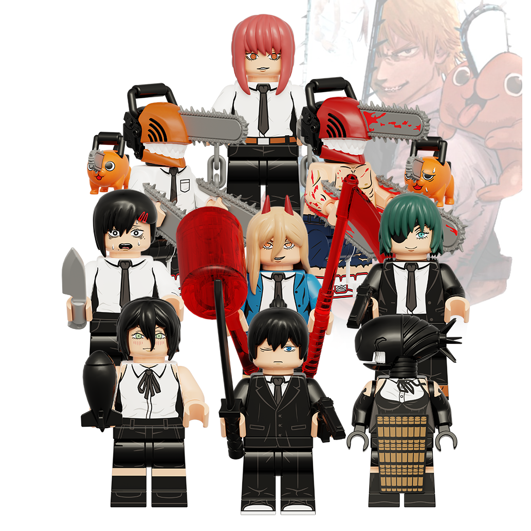 FunKKU 체인소맨 캐리터 피규어 블록 덴지 주인공 9종 블럭세트, 1세트 29,900원