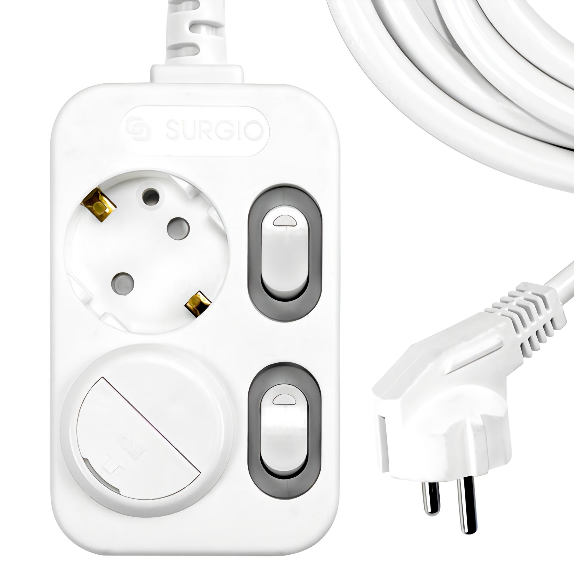 써지오 개별 멀티탭 2구 DH-2029-RT + 안전커버 랜덤발송, 1.3m, 혼합색상, 1개 7,500원