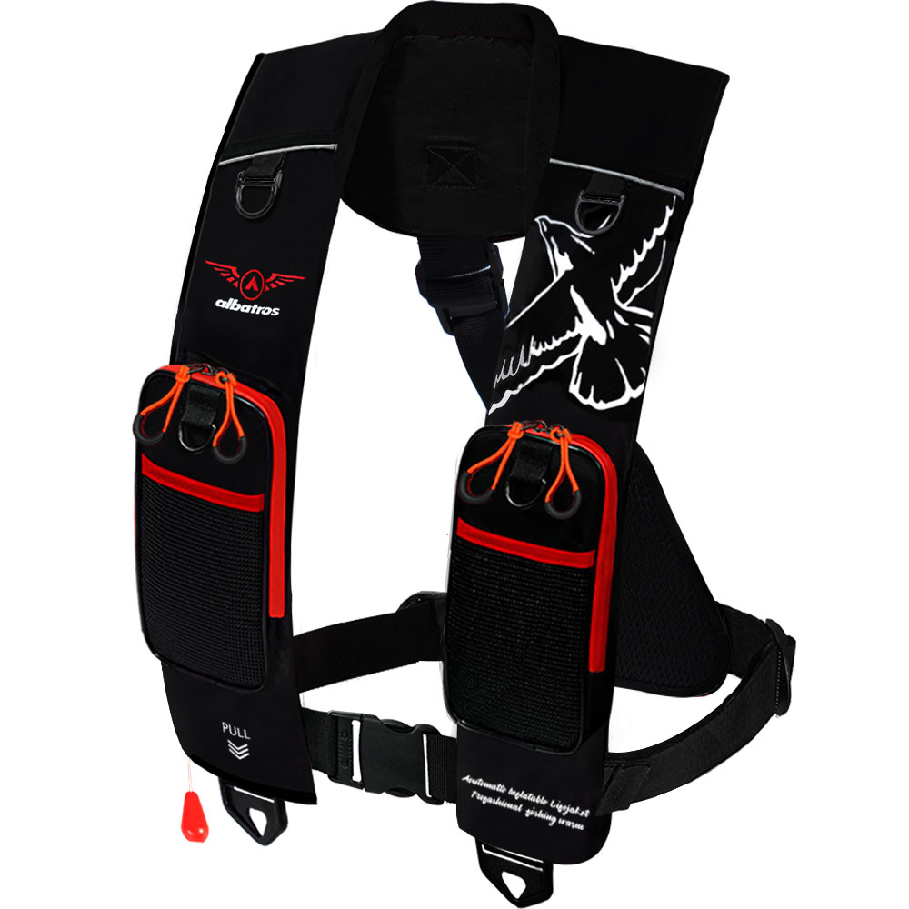 알바트로스 남녀공용 투포켓 자동팽창식 구명조끼 TMSAA21-BW 90,750원