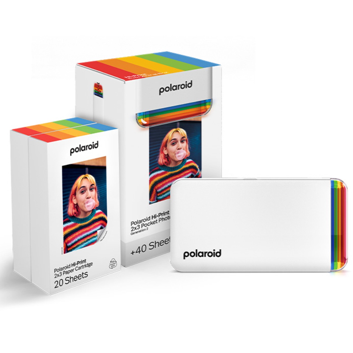 [공식] 폴라로이드 하이프린트 2x3 2세대 + 카트리지 번들 (40매) 227,900원