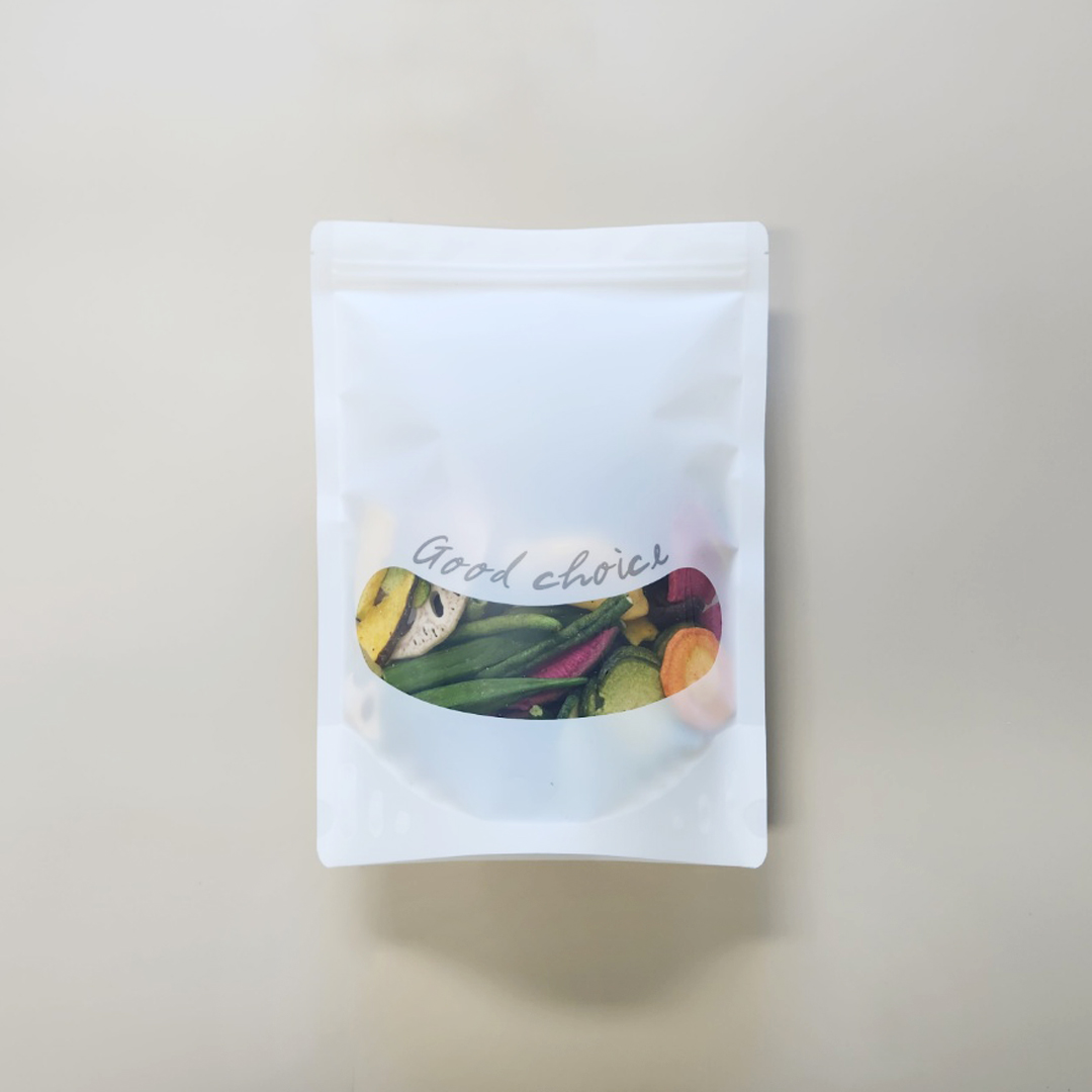 초이스지퍼스탠드(투명창) 화이트 4가지 사이즈 / 팻트 건어물 쌀 잡곡 견과 식품포장 비닐포장, 1개, 소(S), 100개 14,600원