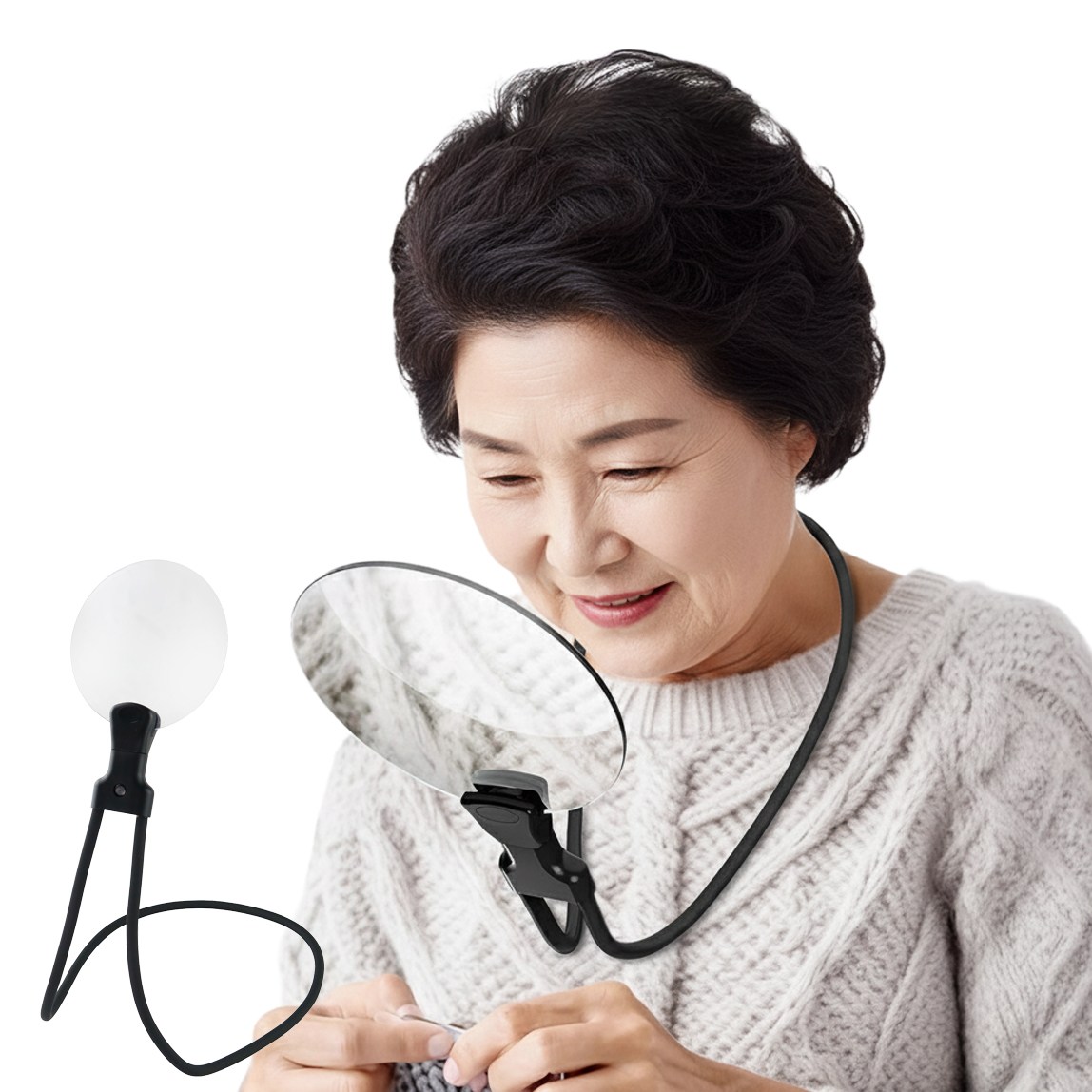 쿠종 손이 자유로운 13cm 대형 핸즈프리 돋보기 29,700원