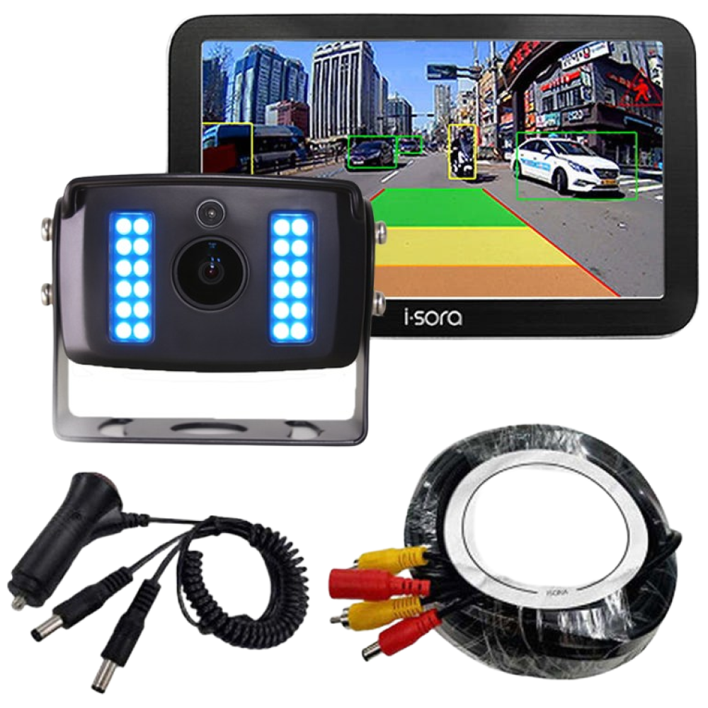 아이소라 QHD 207만화소 AI인공지능 화물차 후방카메라 모니터 세트 AI100W 219,800원