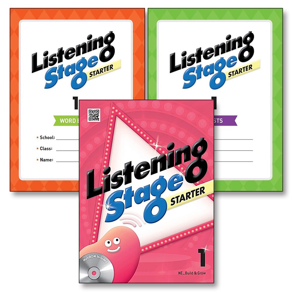 리스닝 스테이지 Listening Stage Starter 1 본책 + 워드북 + 테스트 세트 (전3권) 16,200원