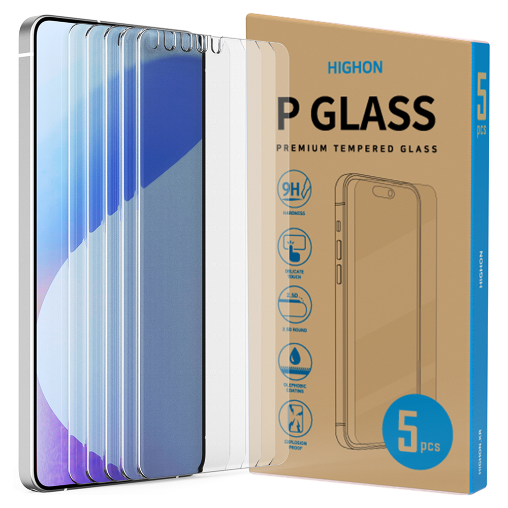 하이온 P글라스 강화유리 휴대폰 보호필름 투명, 5개 7,730원