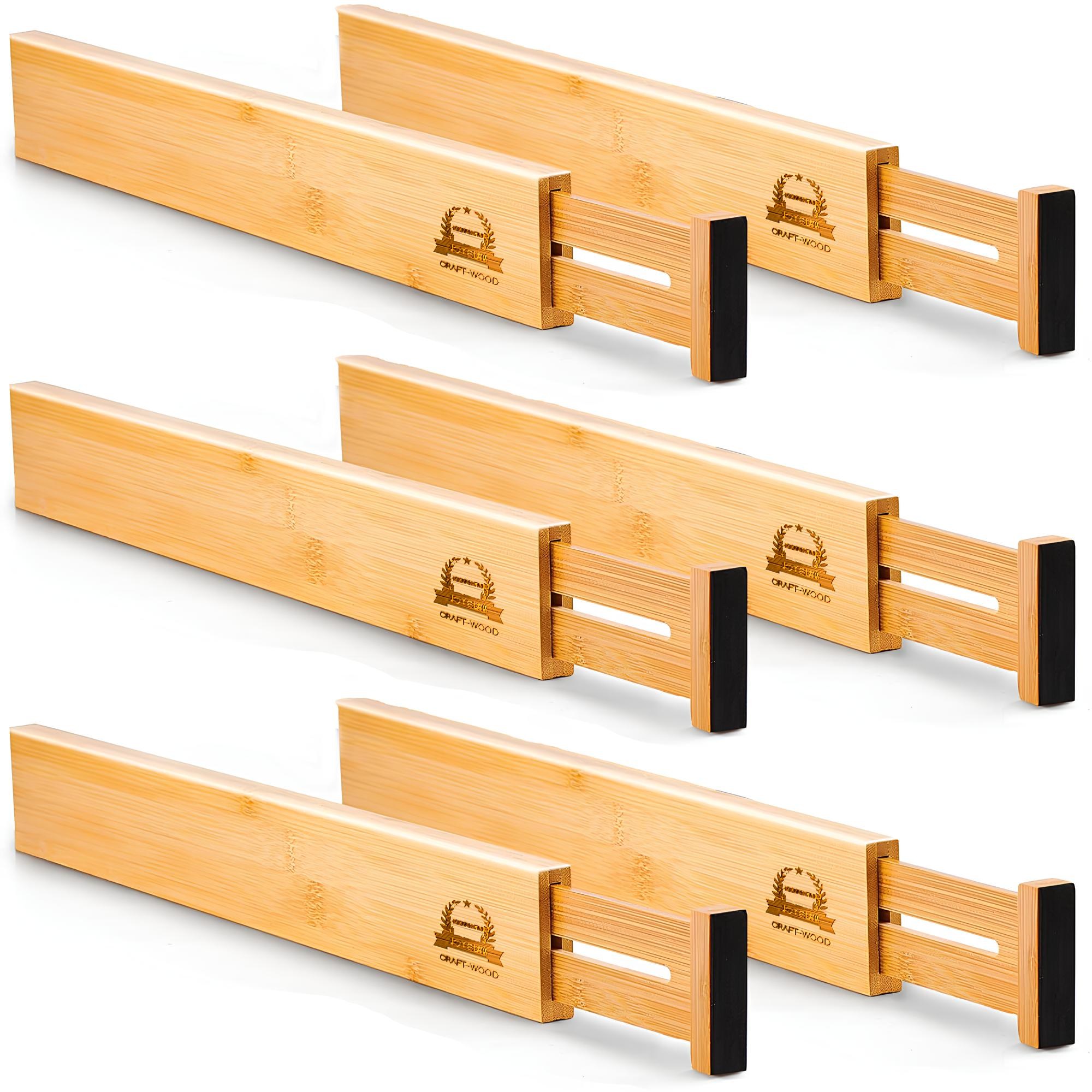 노틈 원목 길이조절 서랍칸막이 소형, 6개 26,320원