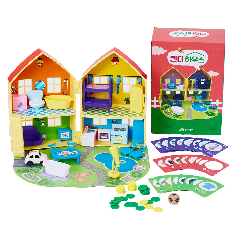 동심키즈 킨더하우스 5세 이상 역할놀이 완구 이층집 완구, 1개 24,500원