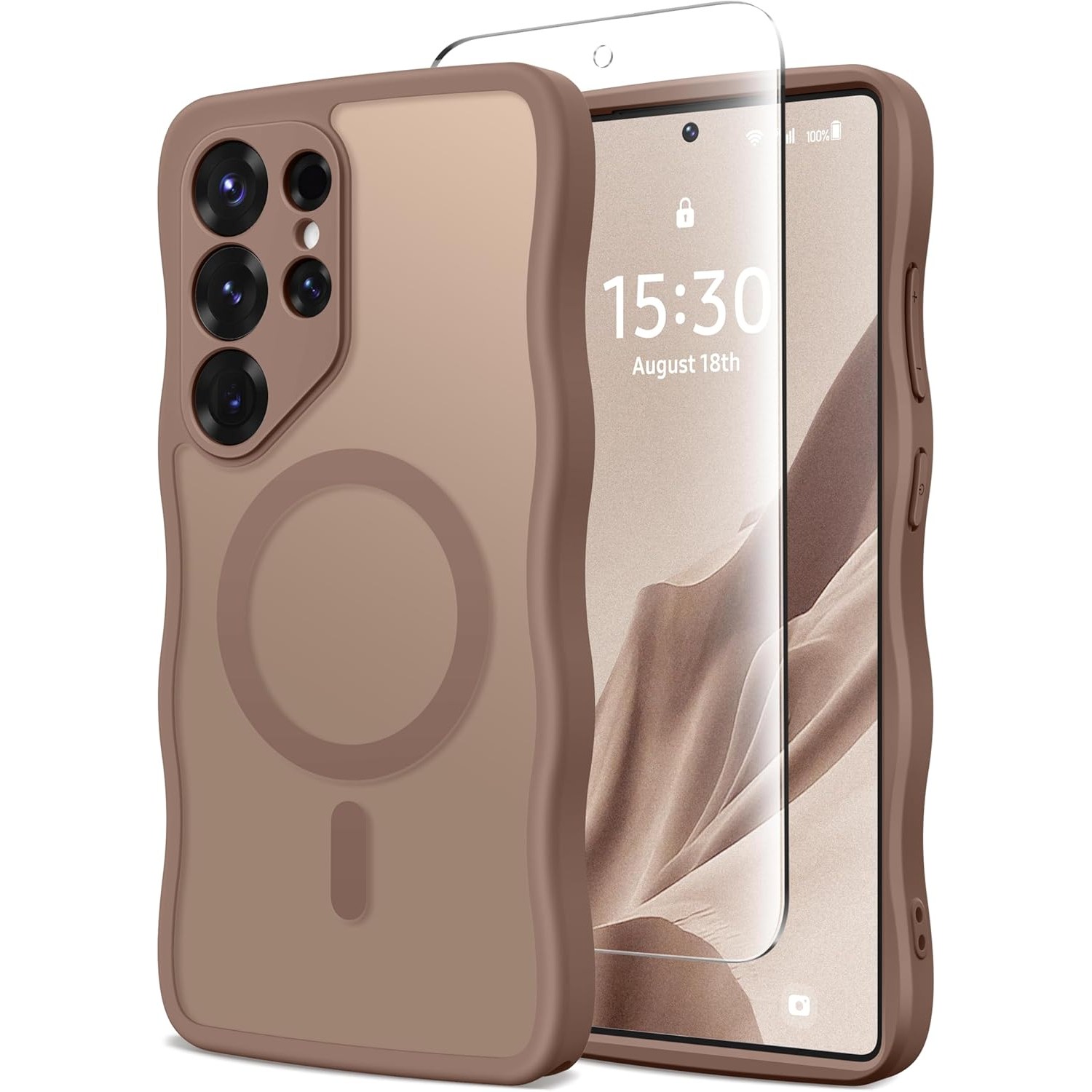 모보시 컬러 원형 웨이브 맥세이프 호환 풀커버 휴대폰 케이스 39,900원