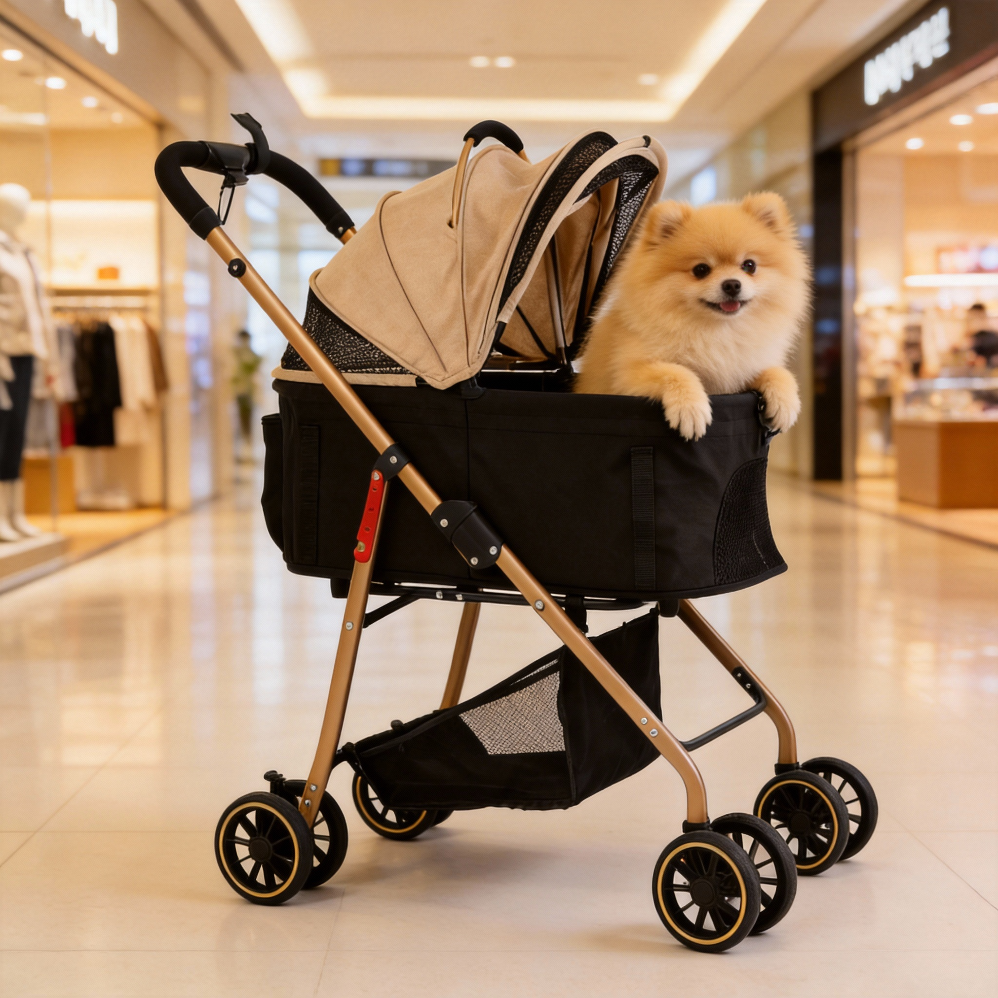 MILA&LOUIS 2025최신 강아지 유모차 애견유모차 원터치 퀵폴딩 강아지유모차 분리형 프리미엄 소중형견 접이식 개모차 74,800원