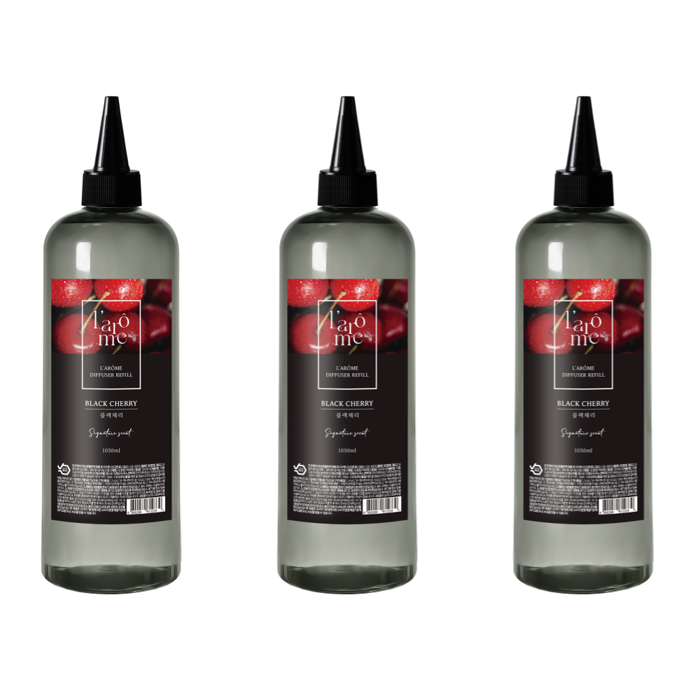 더허브샵 라홈 대용량 디퓨저 리필오일, 3개, 1.05L, 블랙체리 38,500원