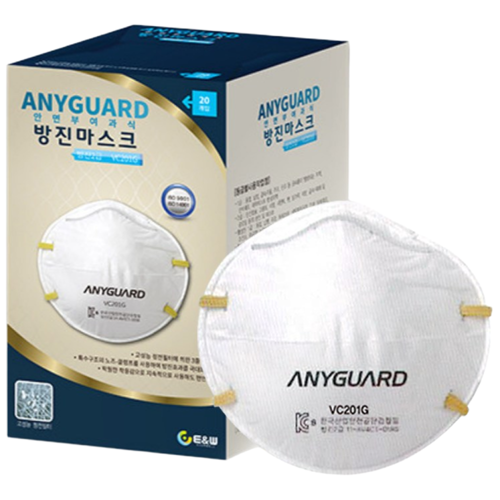 애니가드 산업용 방진마스크 2급 201G 일반, 202V 벨브 100개, 100개, 2급 201G 일반 38,040원