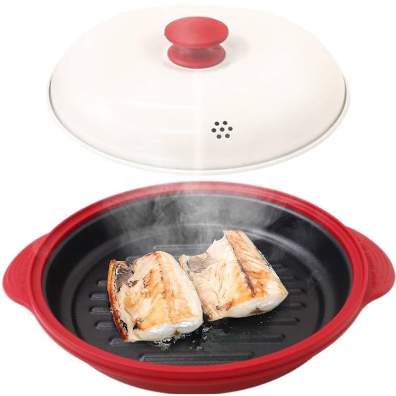 seathes tars 전자레인지 조리기 전자레인지 전용 조리기 볶다 삶다 굽다 삶다 뜸을 들이다 만능 원형 나베 생선구이 고기 구이 눌은눈 통째로 세탁 가능 후라이팬 조리냄비 43,920원