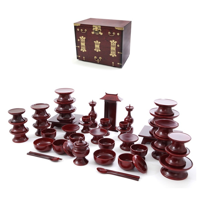 남원목기공예 오리목 제기세트 + 앞닫이 제기 보관함 453,900원