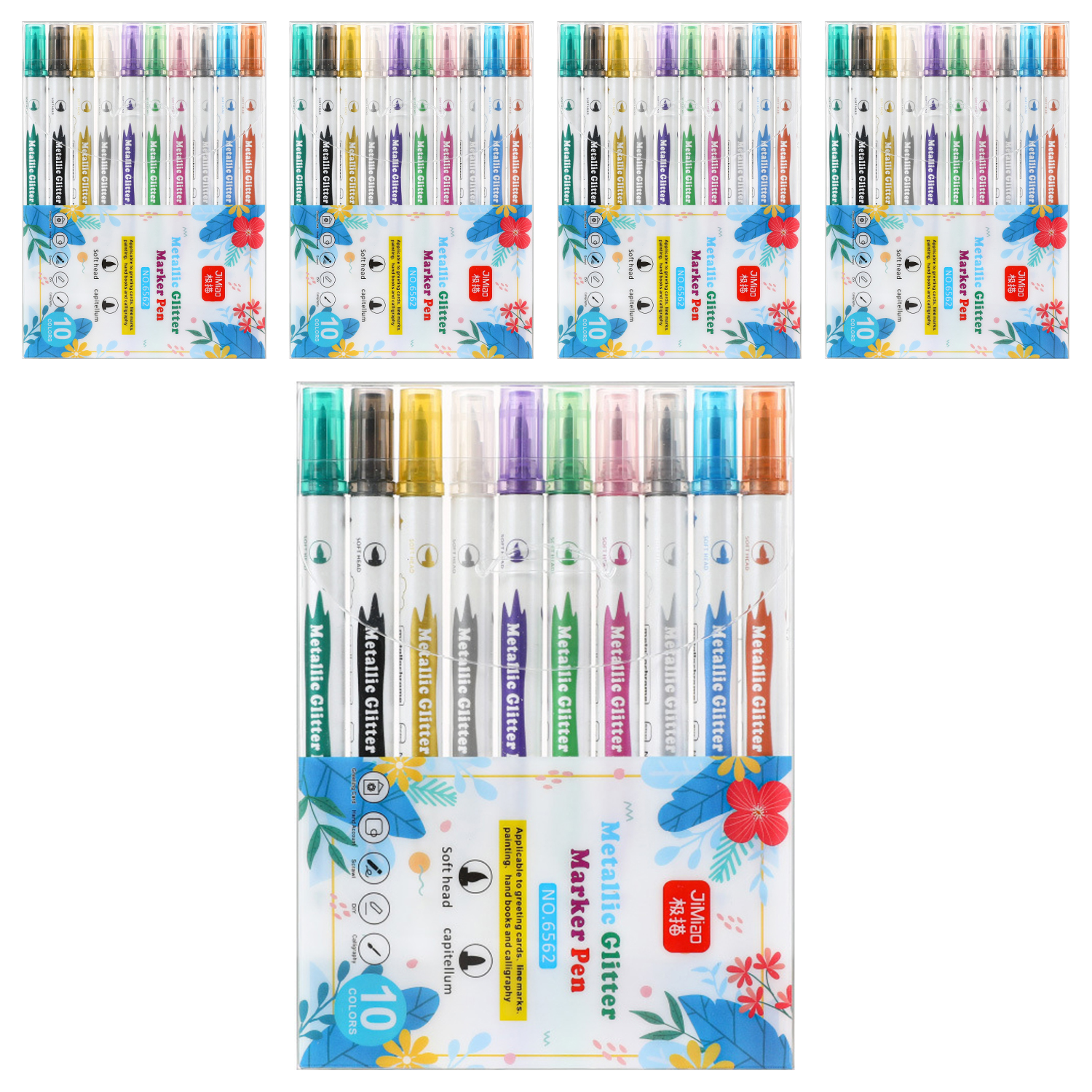 동아피엠에스 JIMIAO 메탈 글리터 마카펜 52,500원