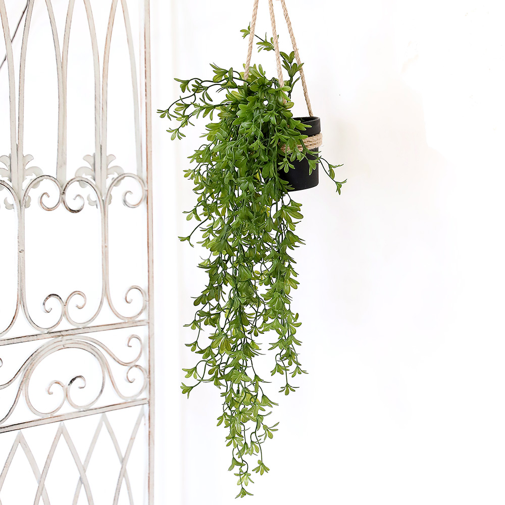 조아트 조화 공중식물 벽장식 행잉넝쿨화분, 스타플라워 그린, 1개 10,320원