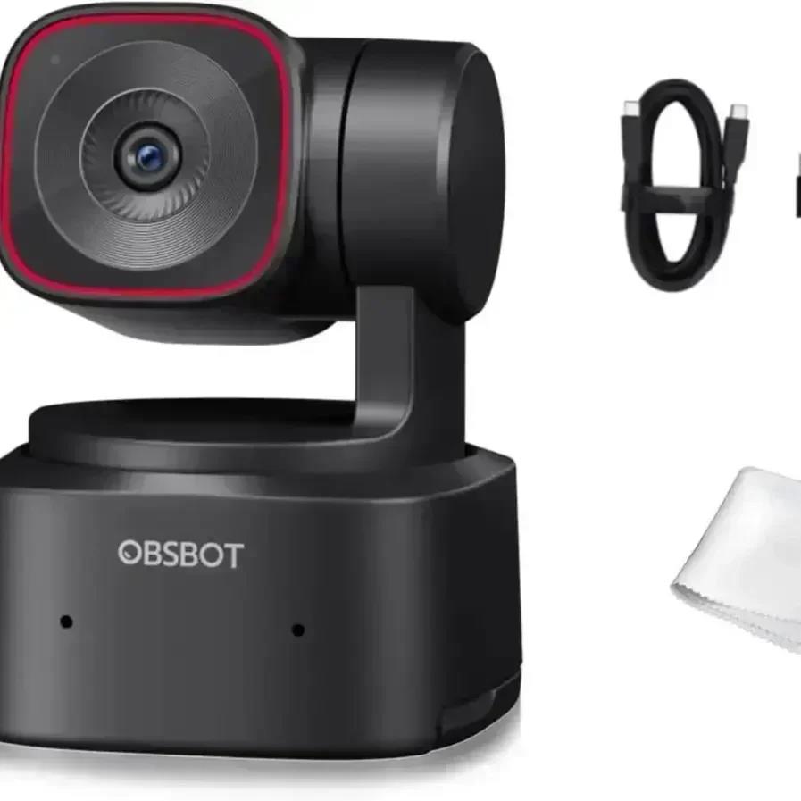 PC AI 추적용 OBSBOT Tiny 2 Lite 4K 웹캠 1/2 센서가 장착된 PTZ 스트리밍 카메라 60 FPS HDR 마이크 웹 304,000원