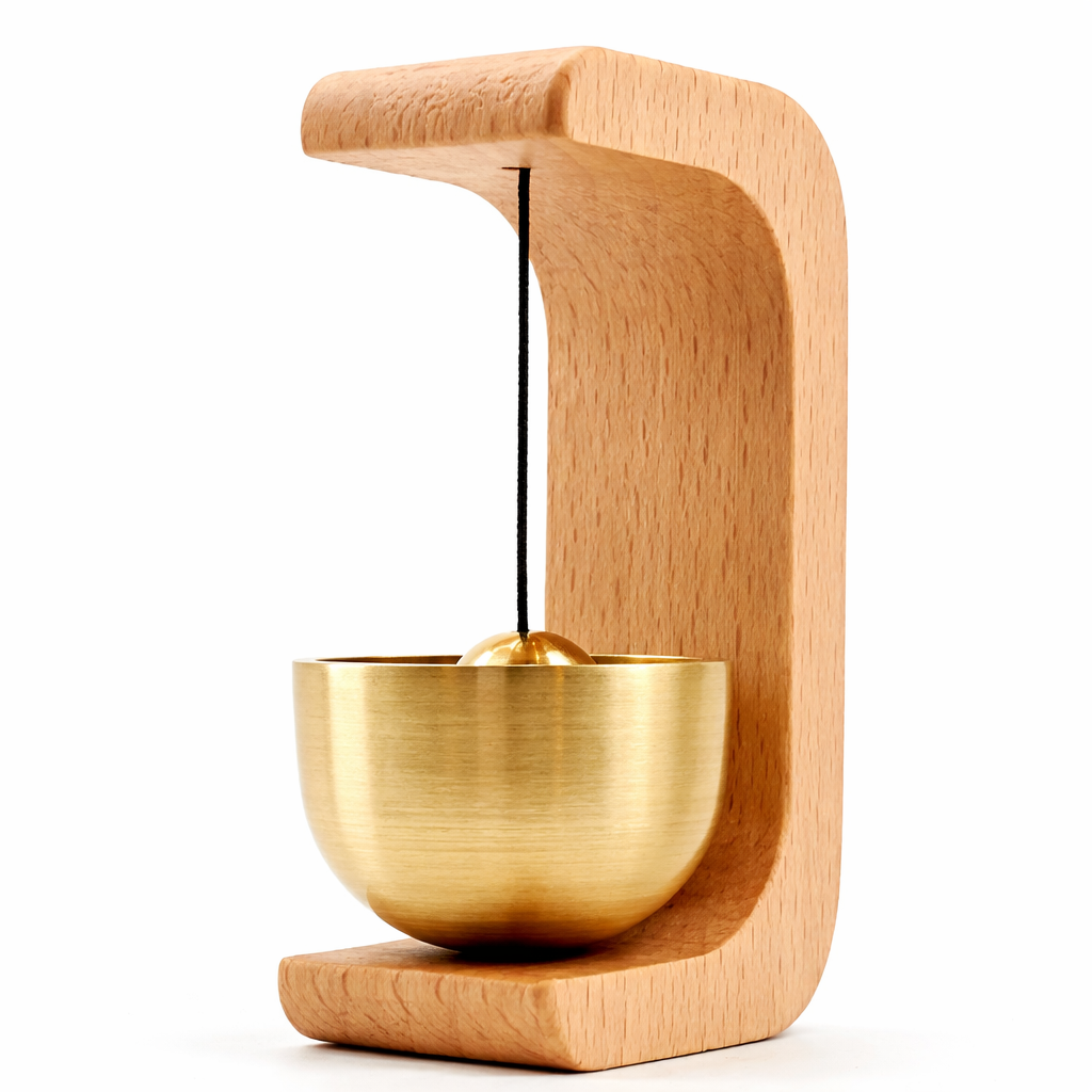 PP4M 원목 문종 자석 도어벨 현관문 출입문 미니종, 내추럴 49,670원