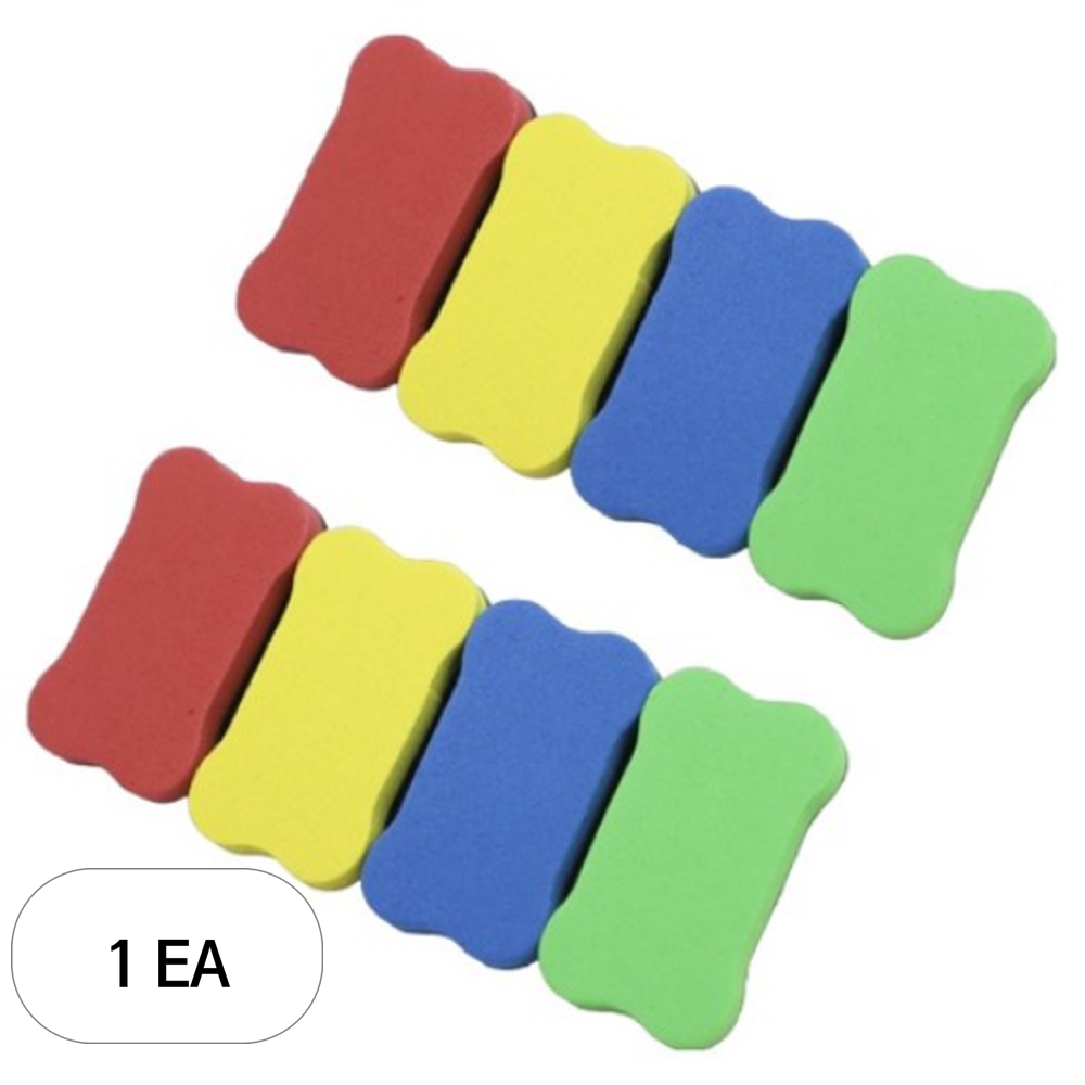 포근상점 미니 화이트보드 지우개 자석 4종 x 2p 세트 18,580원