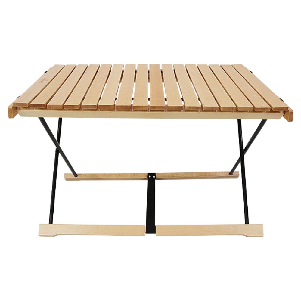 모아캠핑 너도밤나무 접이식 원목 탁자 우드 롤 테이블 MCT-WL9055 37,000원