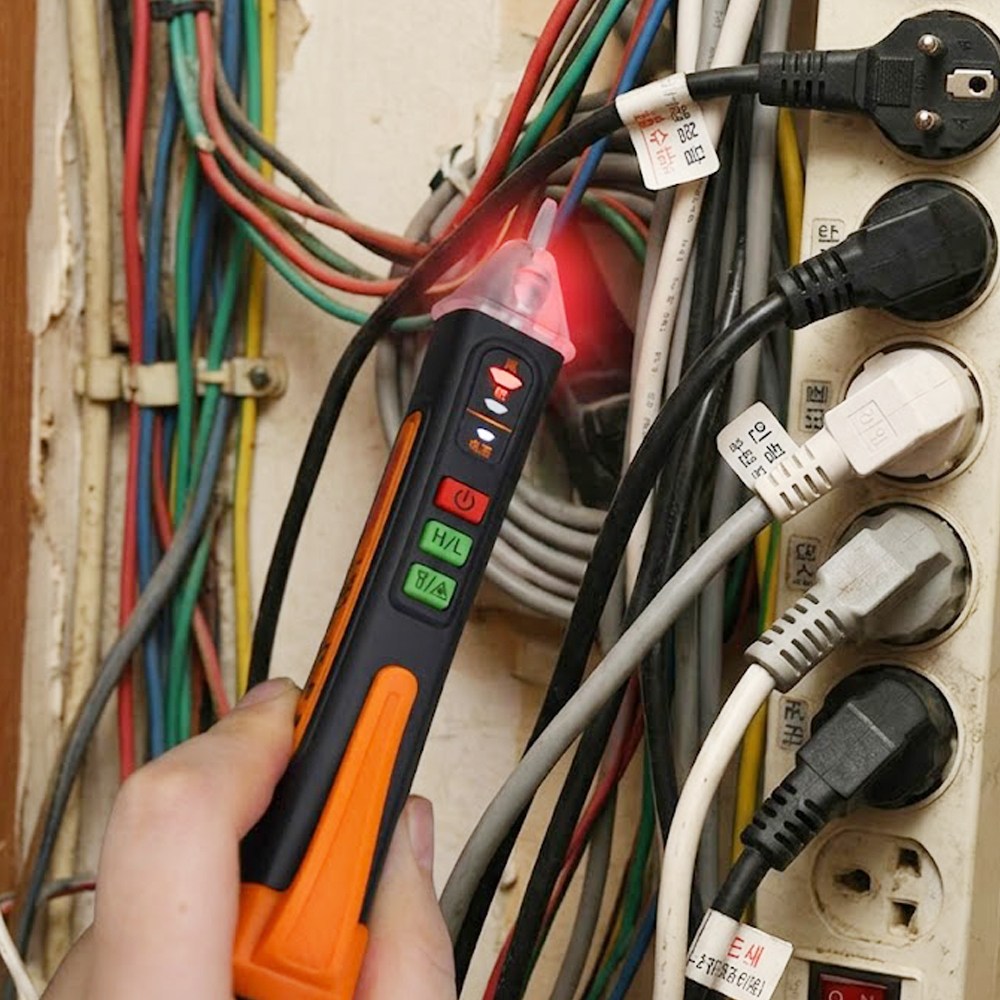 비접촉 검전기 전압측정 펜슬형 전류측정기 테스터, 1개, 적외선 검전기 10,800원
