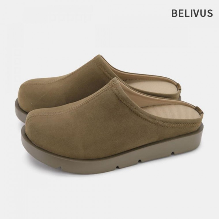 사무실 실외 겸용 남성 겨울 뮬 슬리퍼 스티치 방한 신발 빌리버스 70,600원