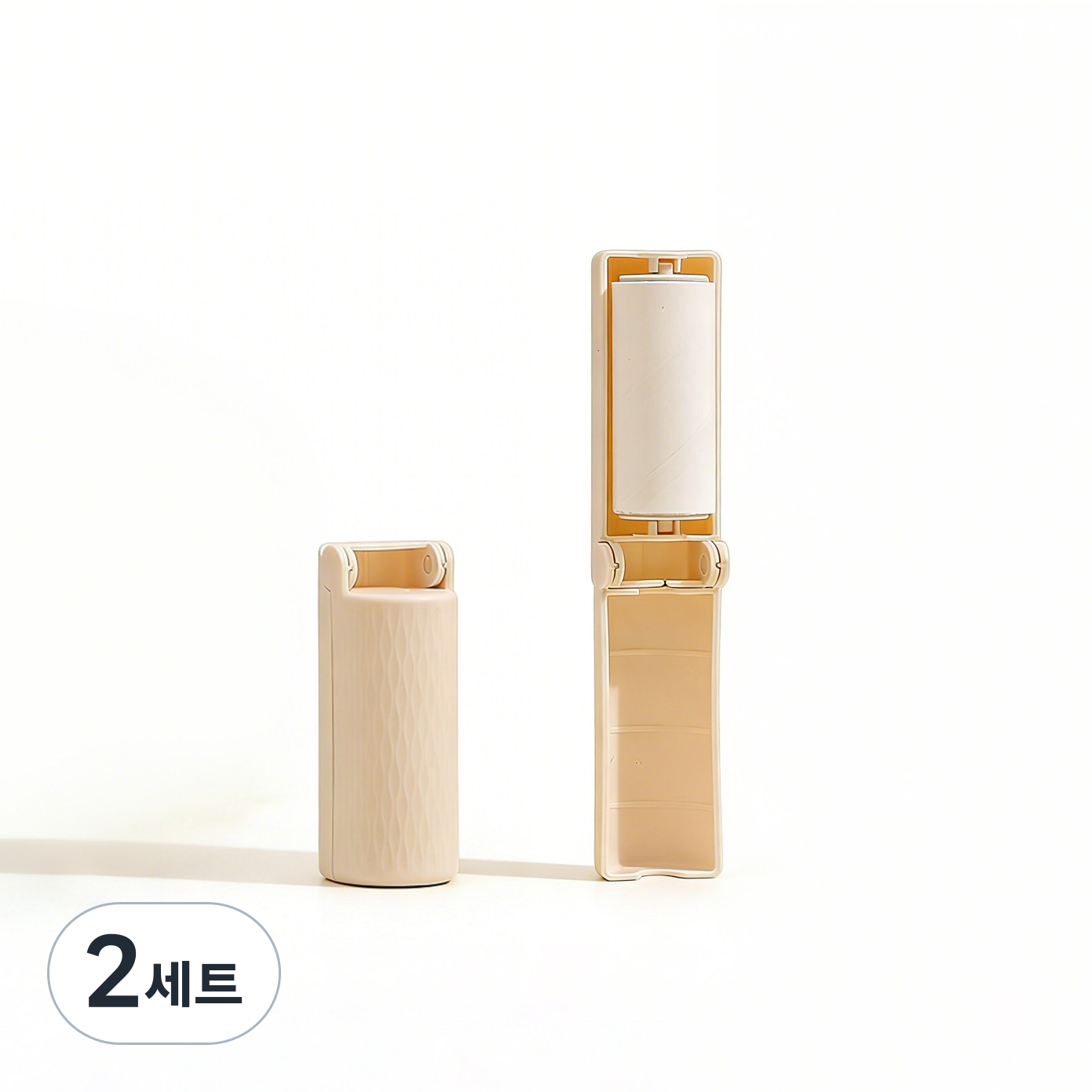 휴대용 접이식 미니 털제거기 (의류/애완동물 털 먼지 청소) 롤러 타입 + 리필 2개 추가 증정, 2세트 22,150원