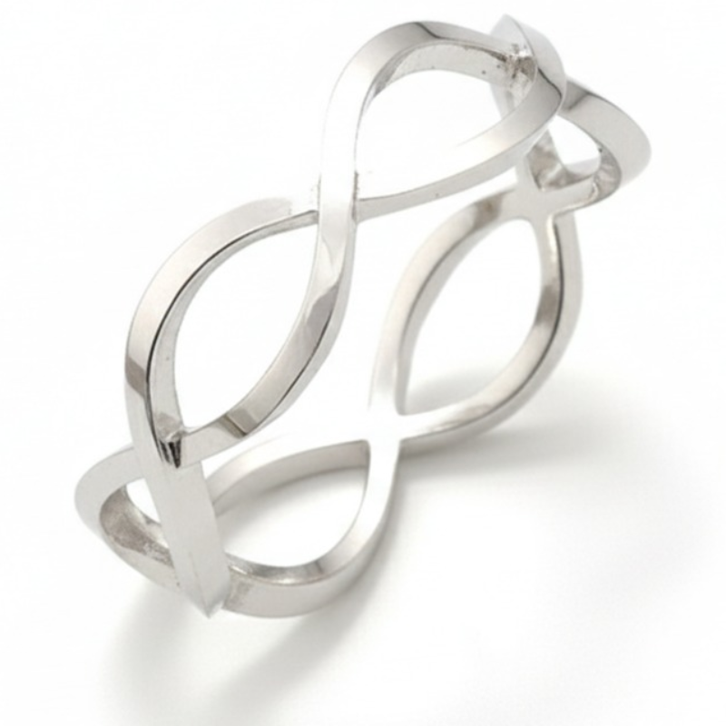 골드몬 925 실버 플로우 물결 트위스트 반지 42,000원