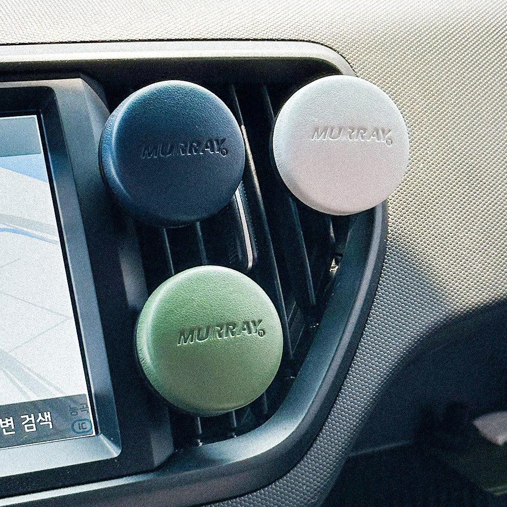 파인큐브 송풍구클립형 고급 가죽 디자인 국내생산 차량용 마카롱 방향제 M-SCENT+3종류 향 그린 19,900원