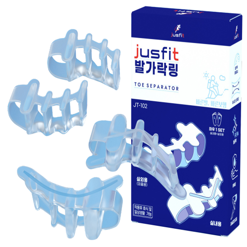 저스핏 실리콘 발가락 교정기 실내용 실외용 2set, 1개 18,000원
